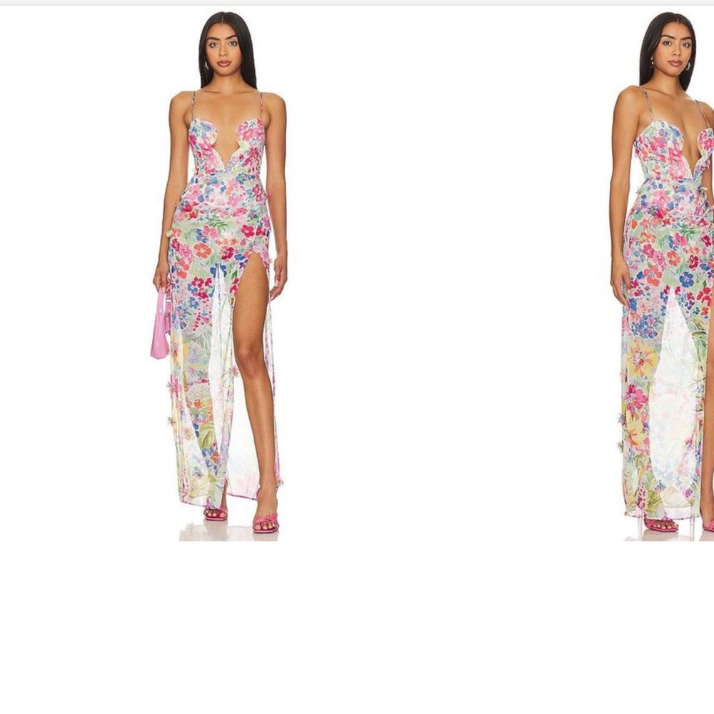 NBD Women's Red Idres Maxi Dress